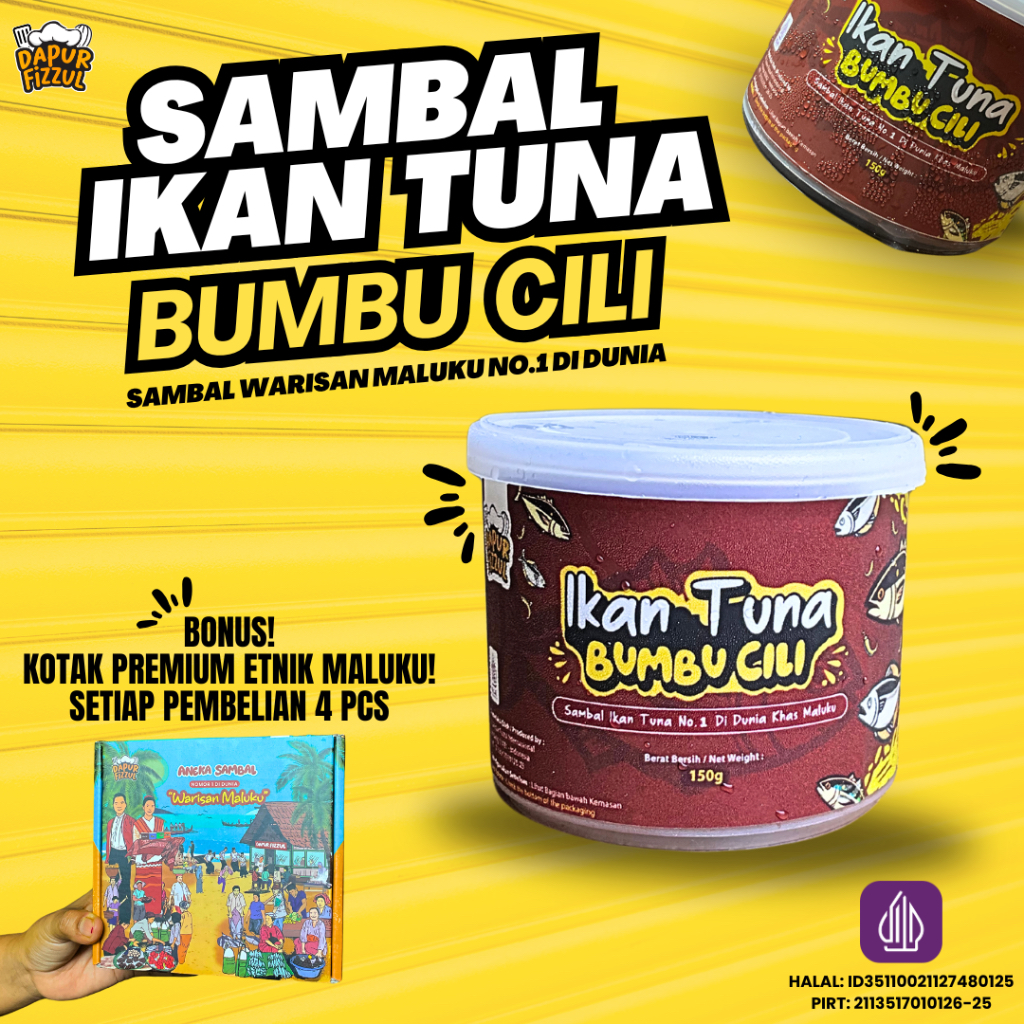 

Dapur Fizzul - Sambal Ikan Tuna Bumbu Cili No. 1 di Dunia