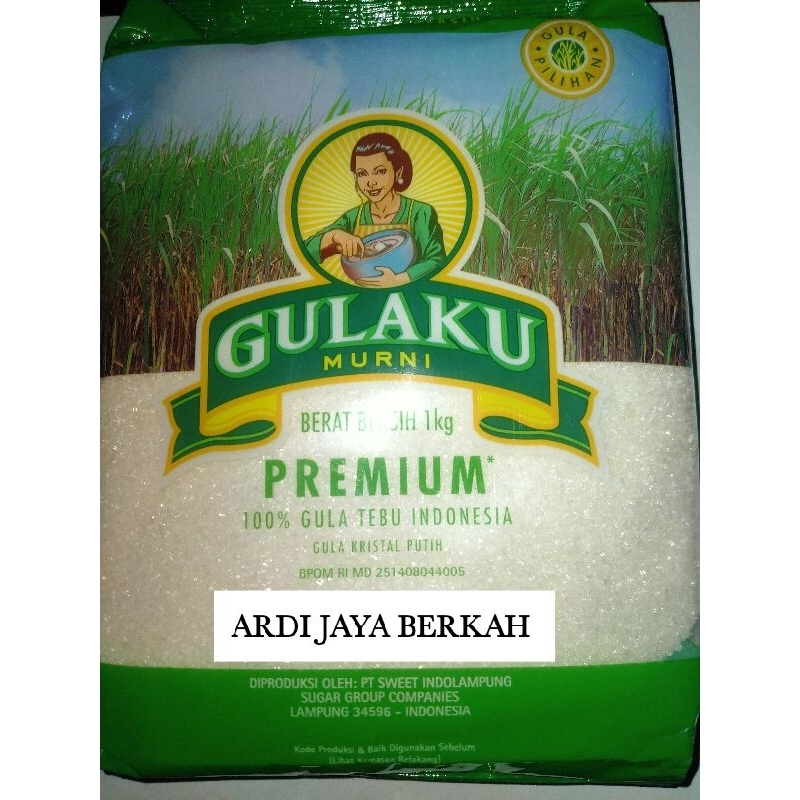 

Gulaku Gula Pasir Premium 1kg Hijau