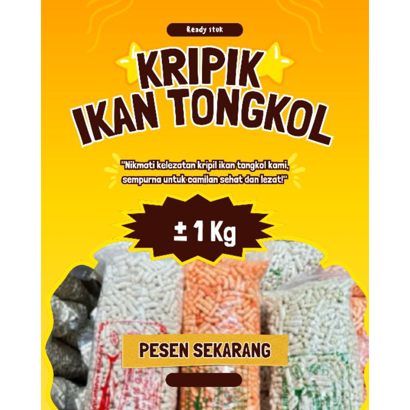 

Kripik Ikan Tongkol khas Klaten ± 1 Kg