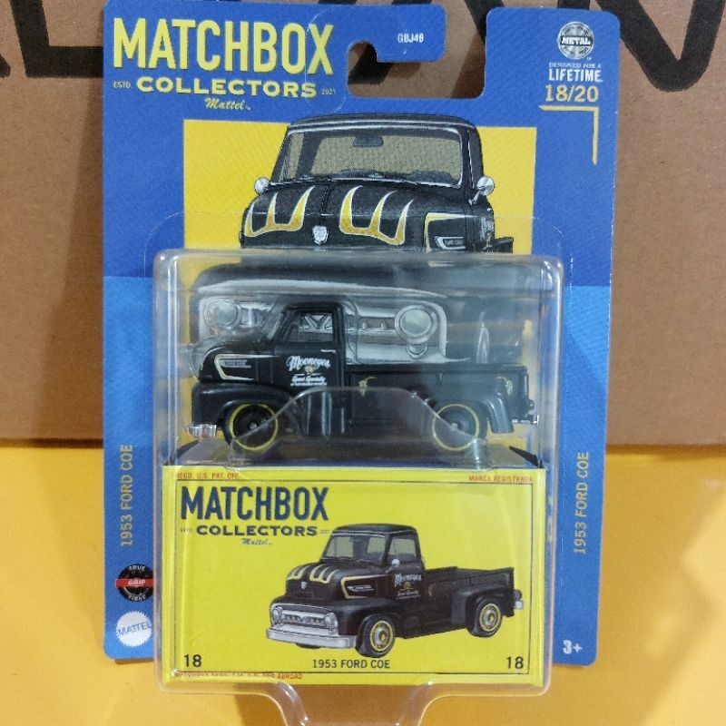 Matchbox Collectors 1953 Ford Coe Black mooneyes Diecast