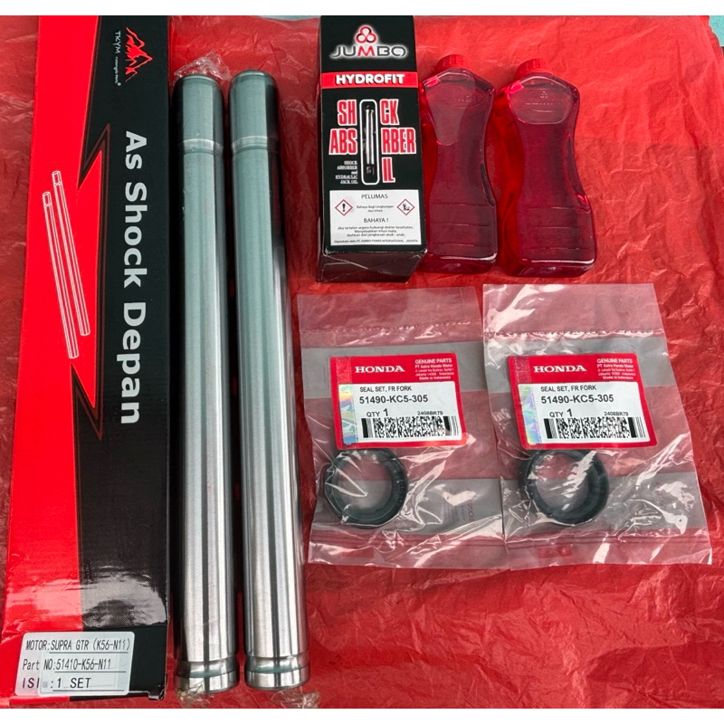 AS + SIL SEAL SHOK SHOCK DEPAN HONDA SUPRA GTR 150 GTR150 K56