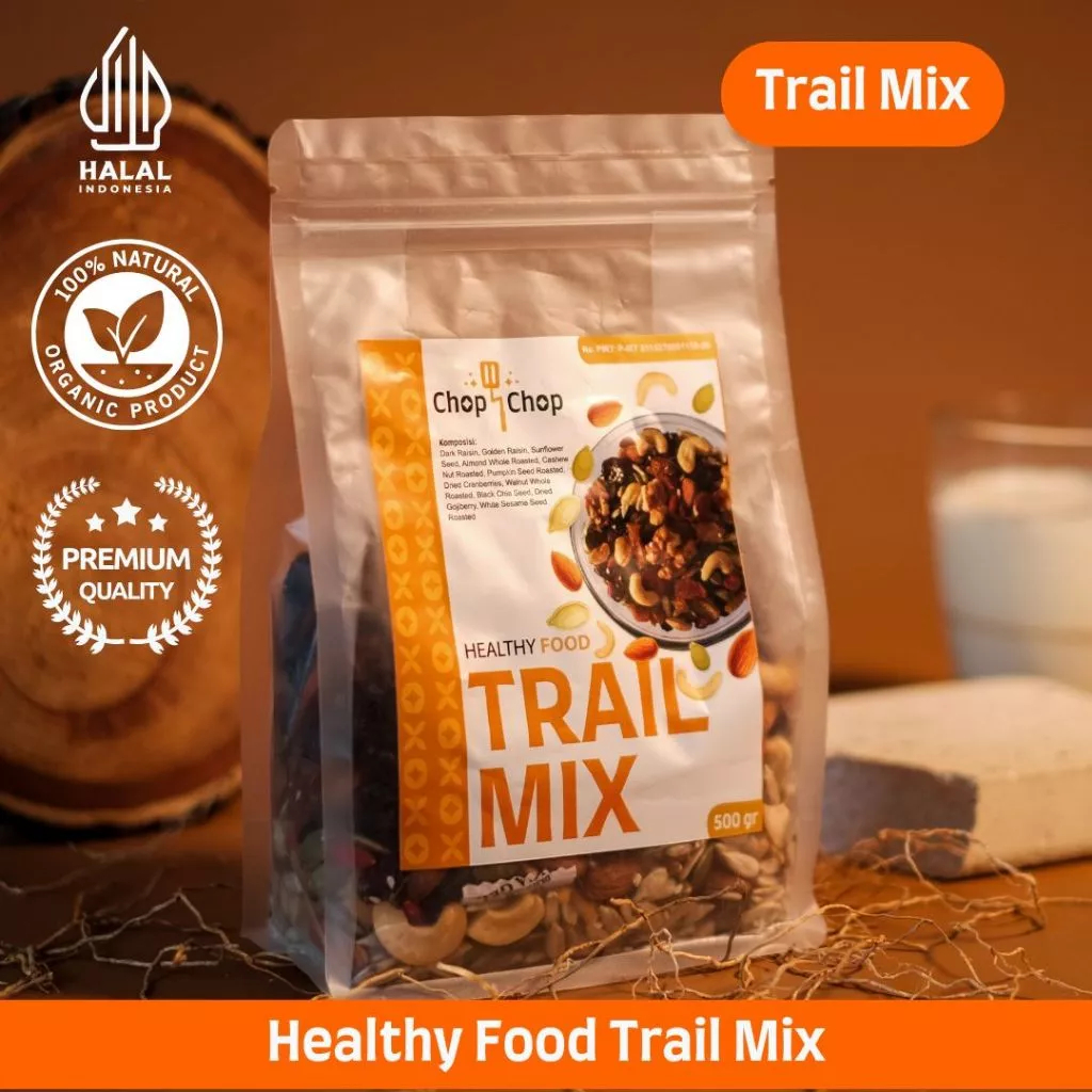 

SPkebab X Chopchop Perfect Blend Trail Mix Chopchop Cemilan Sehat Tinggi Nutrisi