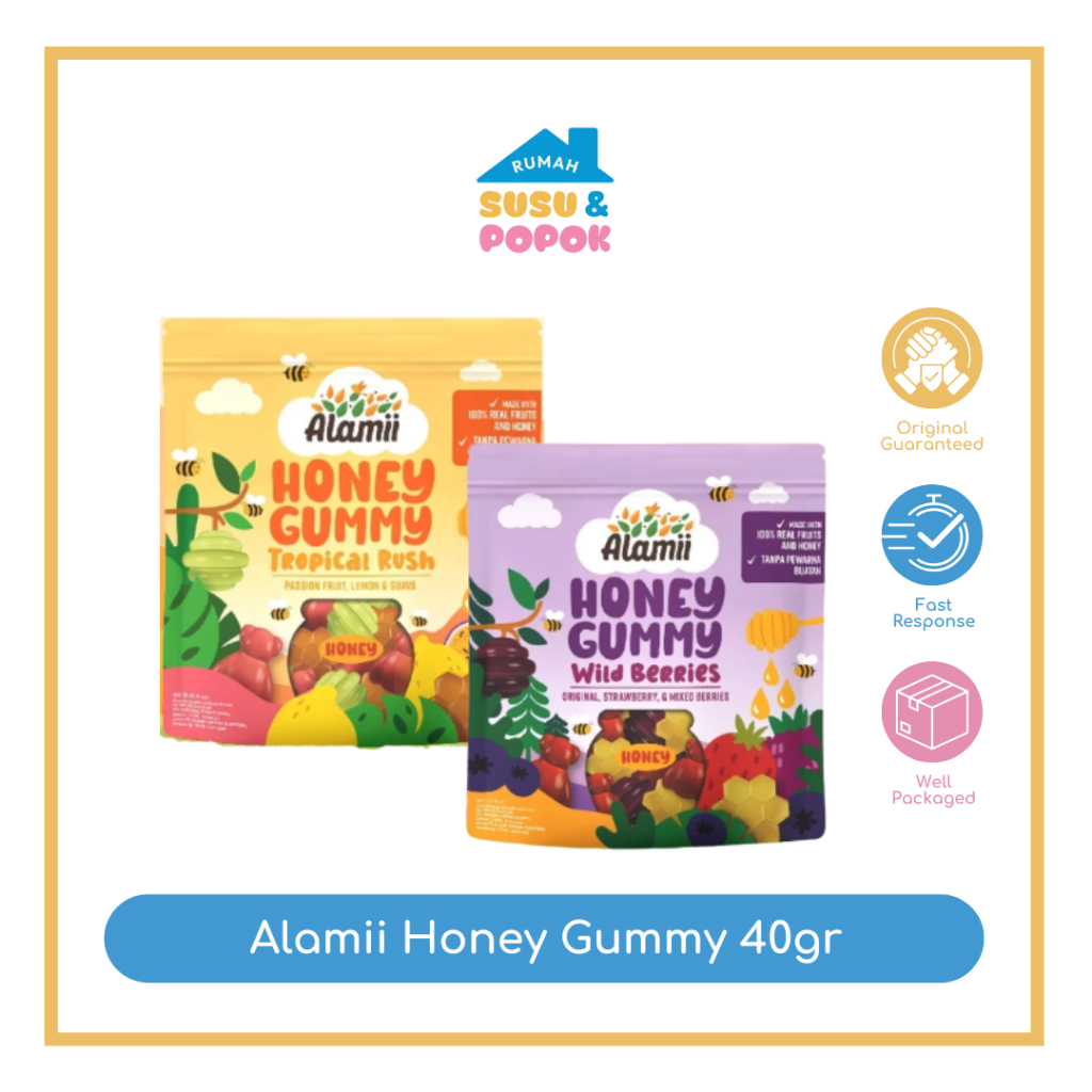 

Alamii Honey Gummy Permen Anak 40gr