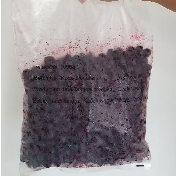 

IQF Blueberry Frozen 1kg/Blueberry Frozen/Buah Frozen