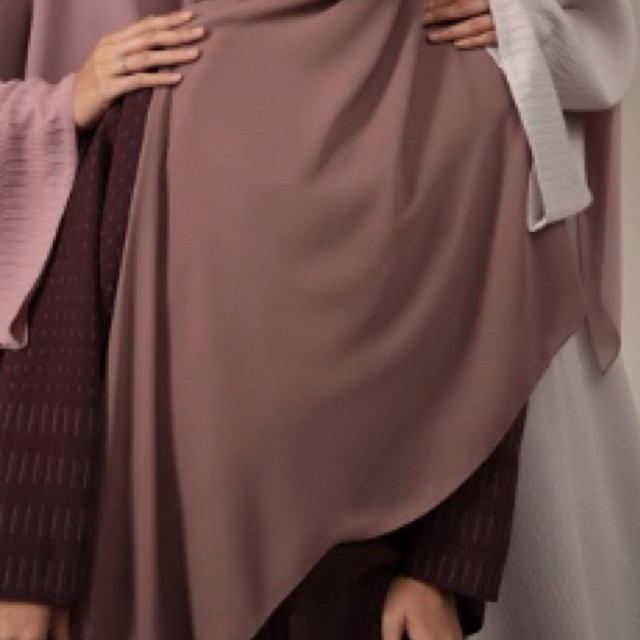 Khimar Slip on Nehhat warna Mauve