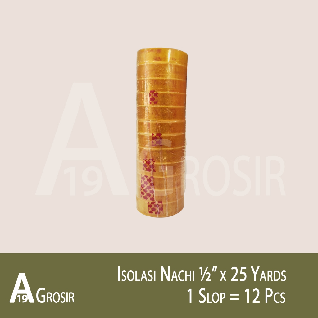 

(1SLOP=12PCS) Isolasi Nachi 12mm 25 Yards