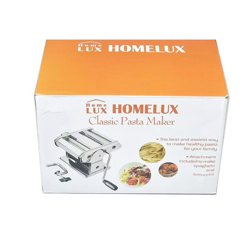Homelux Ampia Penggiling Mie Stainless | Mesin Pembuat Pasta Maker Manual | Gilingan Pisang Molen
