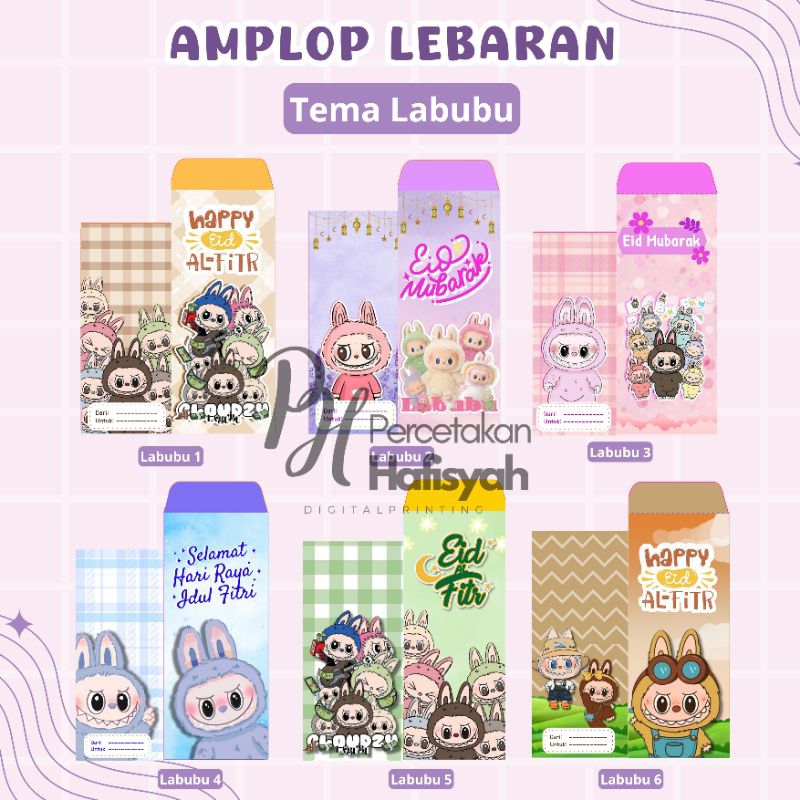 

AMPLOP LEBARAN LABUBU