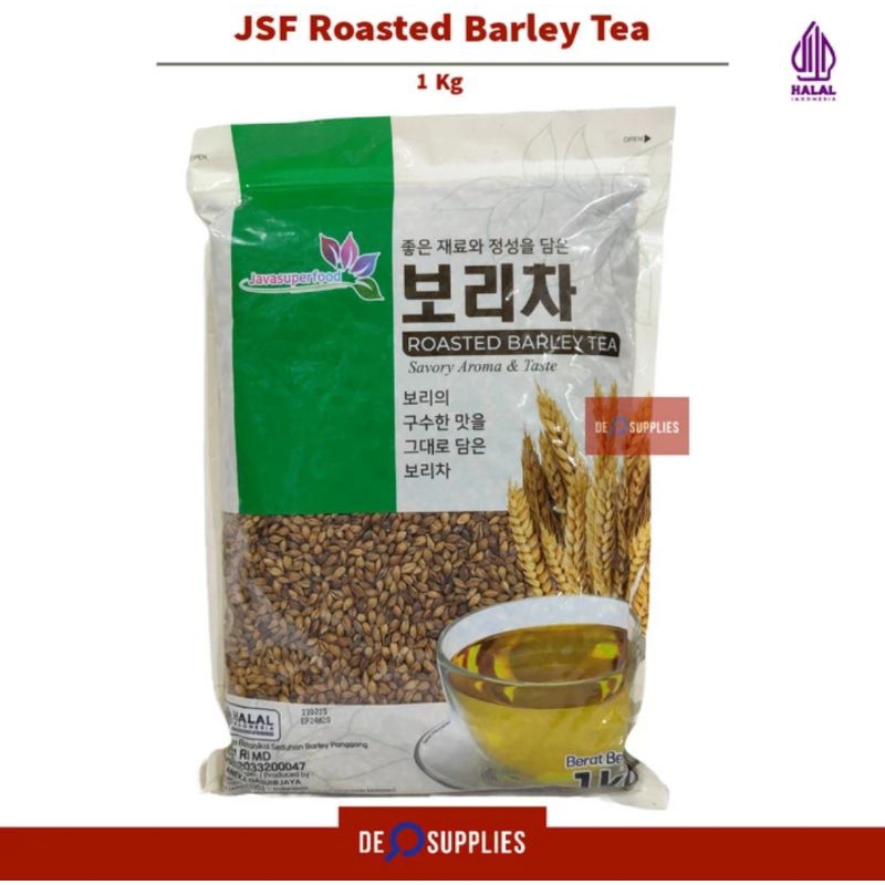 

JSF Roasted Barley Tea 1kg - Teh Barley Panggang Korea Halal Boricha Mugicha Damai Cha Teh Jelai