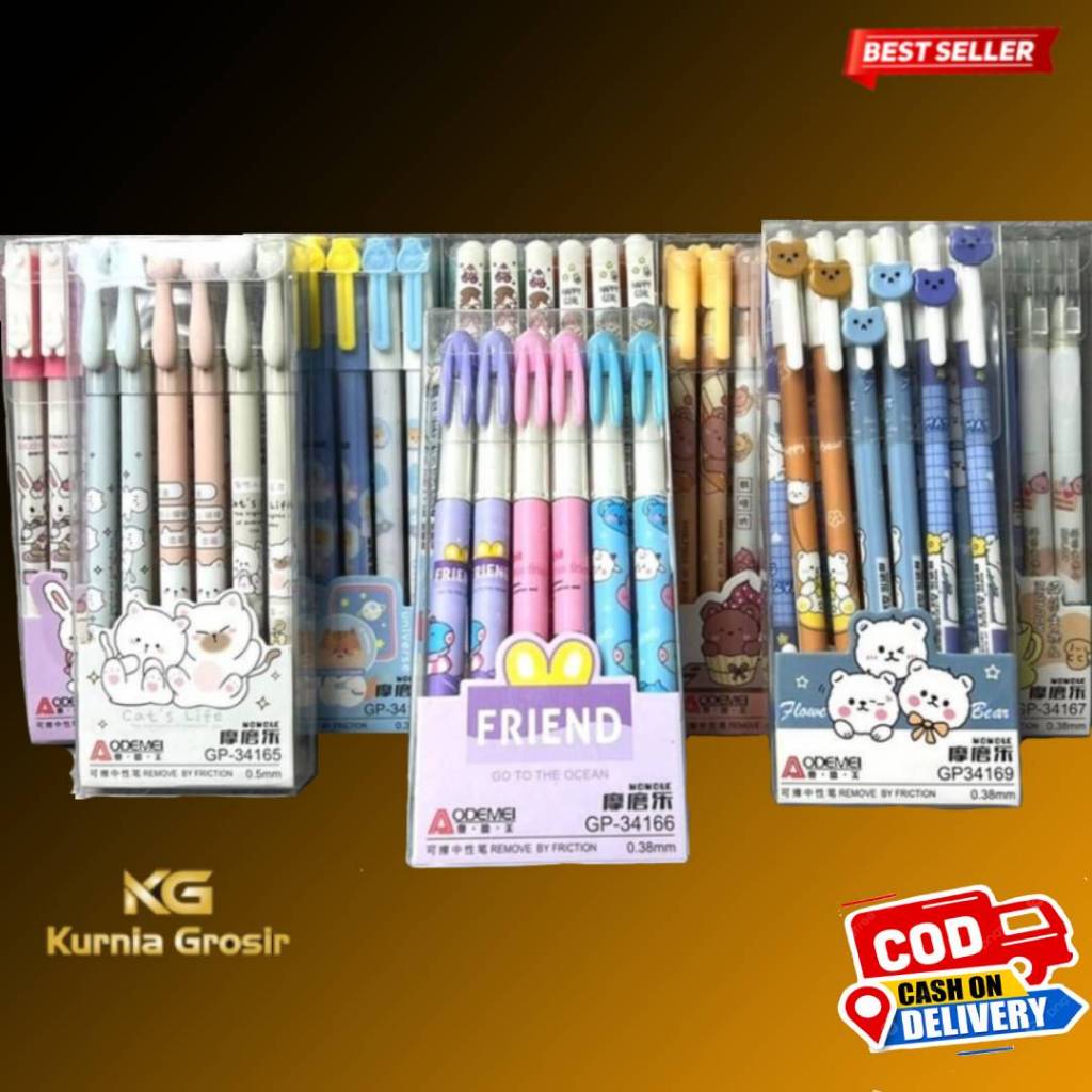 

Pulpen Ajaib Bisa di Hapus ODEMEI (Isi 12pcs)