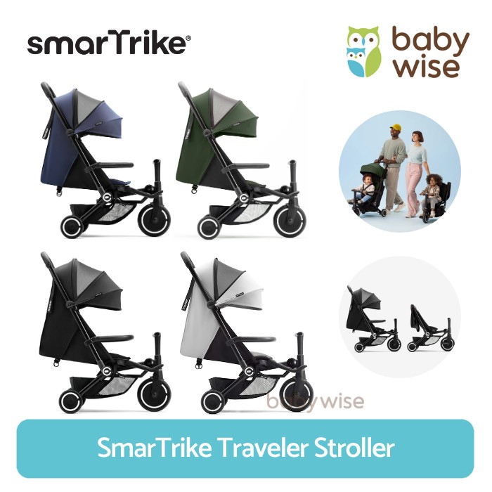 SmarTrike Traveler Stroller - Sepeda Stroller Bayi Roda Tiga