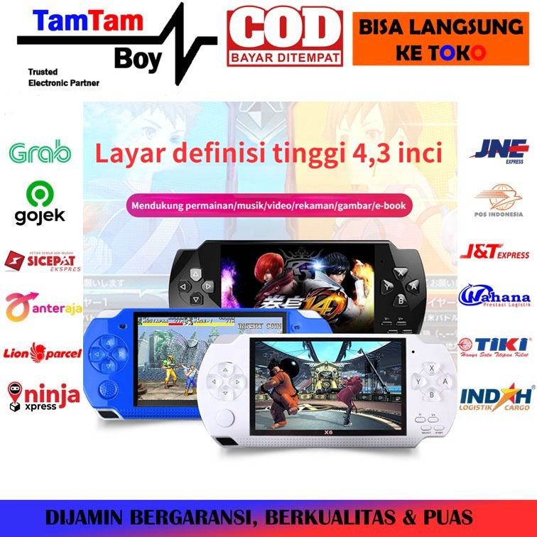 Video Game Console Handhled Portable X6 Retro PSP 4.3 Inch P2P PVP Classic