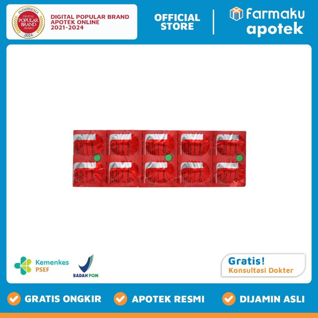 Iberet Folic 500 mg Strip 10 Tablet - TMG