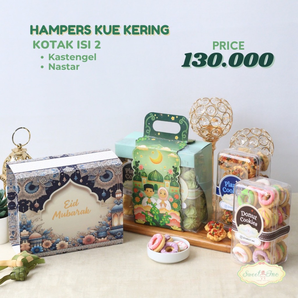 

HAMPERS LEBARAN COOKIE KOTAK ISI 2