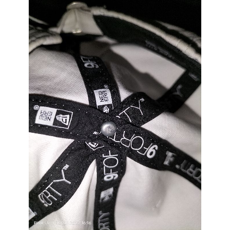 original topi  NYC new era 9forty OSFM tag label aman, genuine cap NYC new era 9forty