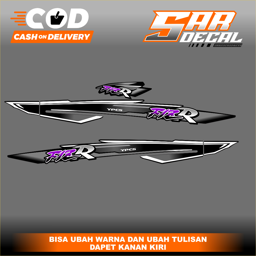 striping fizr variasi custom - striping fizr full clutch - striping fizr sporty
