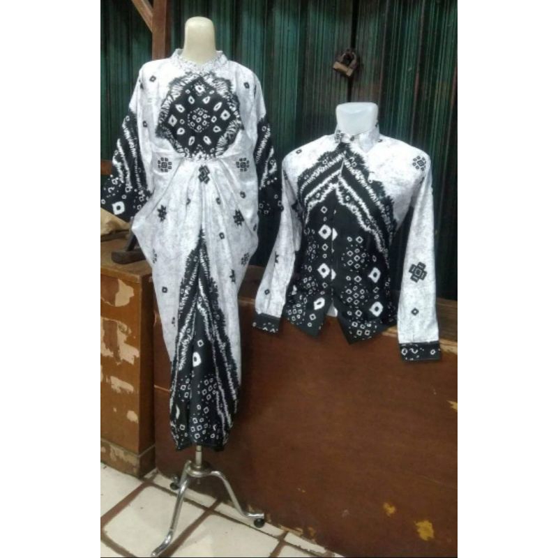 kaftan jumputan viscose/kaftan jumputan palembang