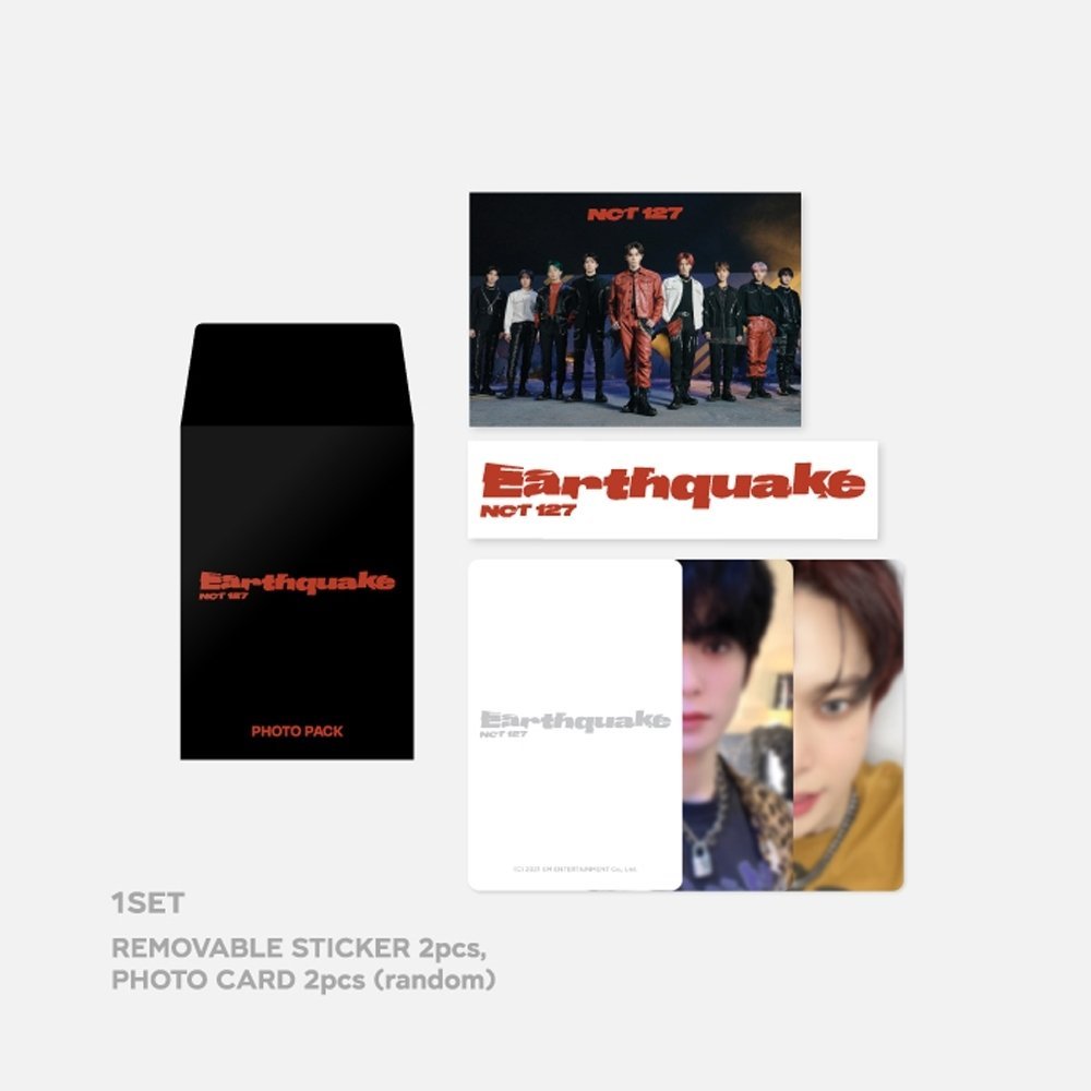 NCT 127 Photo & Luggage Sticker Set Earthquake