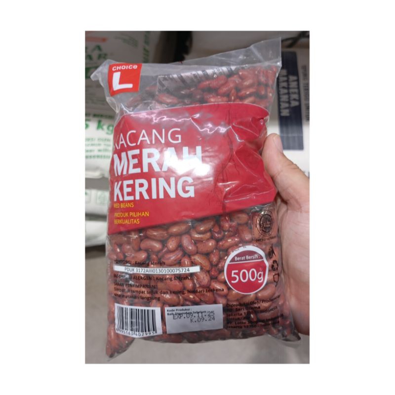 

KACANG MERAH CHOICE L 500GR ISI 3 PCS