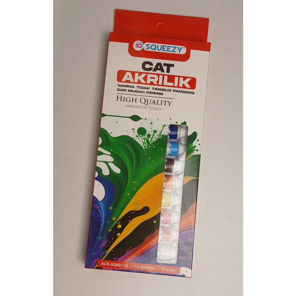

HJK Cat Acrylic 12 Warna Cat Akrilik 12 Warna