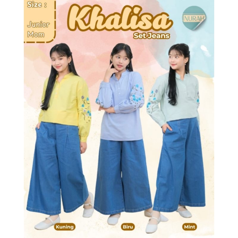 Setelan Anak remaja Kulot & Blouse Nurah