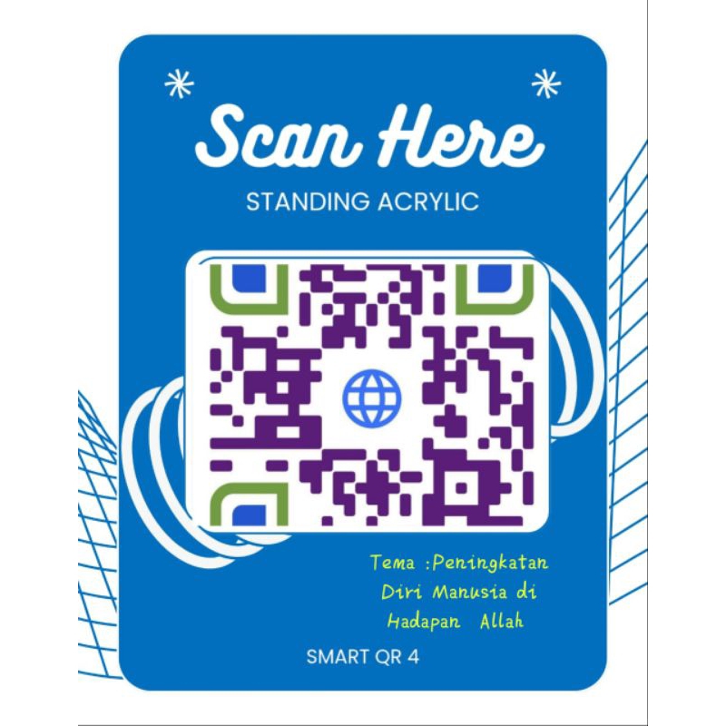 

Standing Acrylic Smart QR edisi ke 4