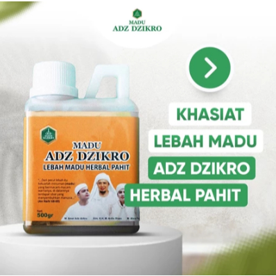 

ADZ DZIKRO - Madu Adz Dzikro Herbal Pahit 500 gram