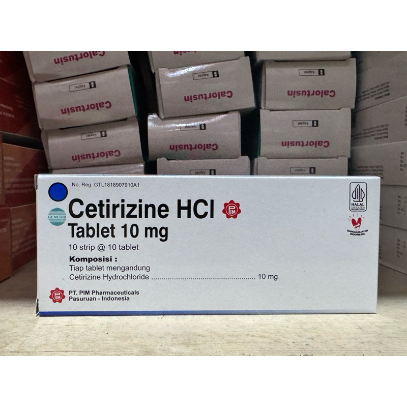CETIRIZINE ( 1 BOX = 100 TABLET )