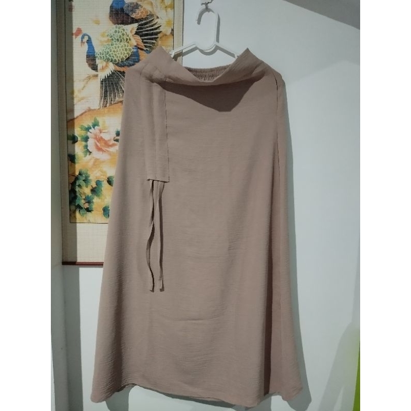 [Preloved] Rok Serut warna Mocca