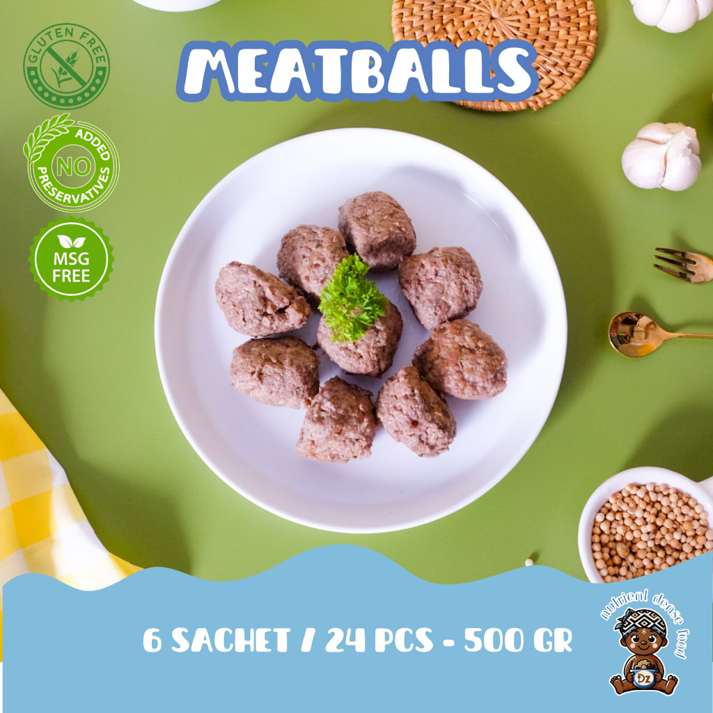 

Meatballs Bakso Full Daging 500gr | MPASI GLUTEN FREE HOME MADE DEZIGA BELLY | KURIR INSTAN SAMEDAY