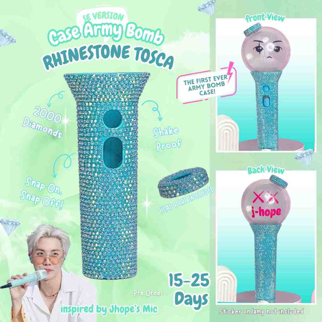 Case Army Bomb RHINESTONE TOSCA | HANYA CASE BUKAN ARMY BOMB