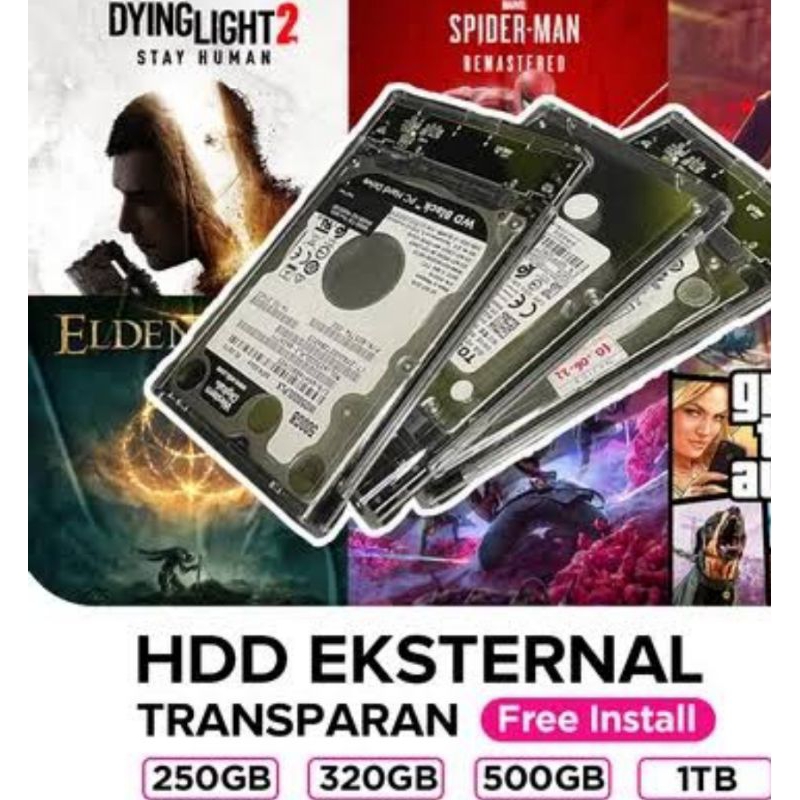 HDD External isi game request Plug and Play