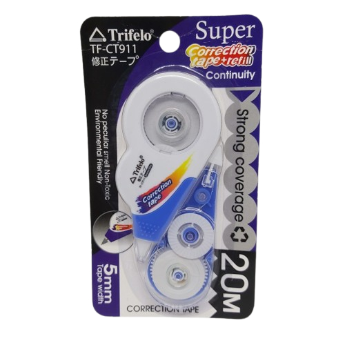 

Trifelo Correction Tape Tipex Kering + Refill TF-CT911