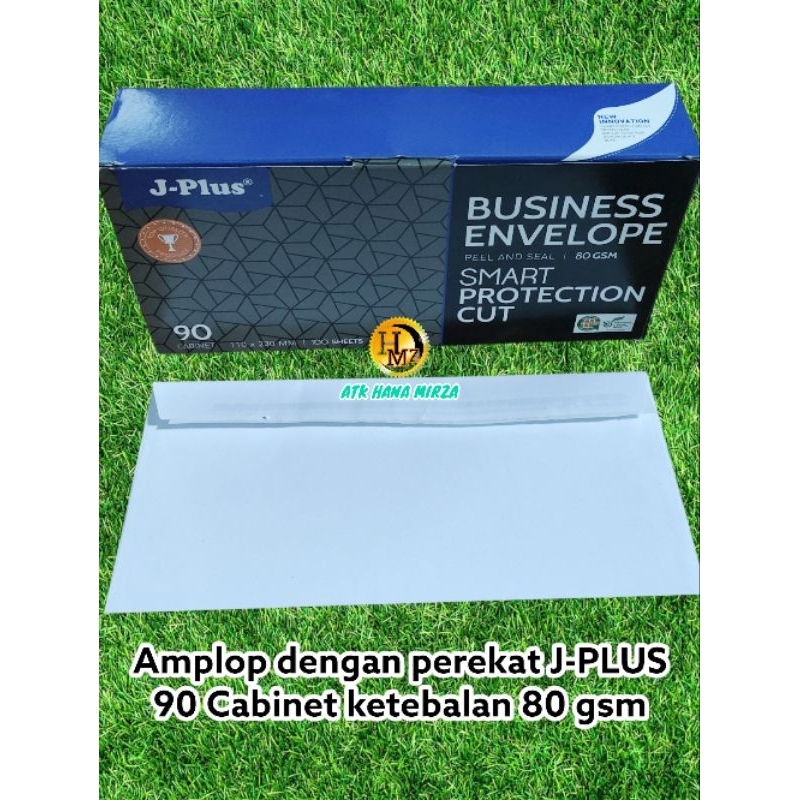

Amplop panjang J-PLUS 90 Cabinet 80 Gsm pakai perekat ecer
