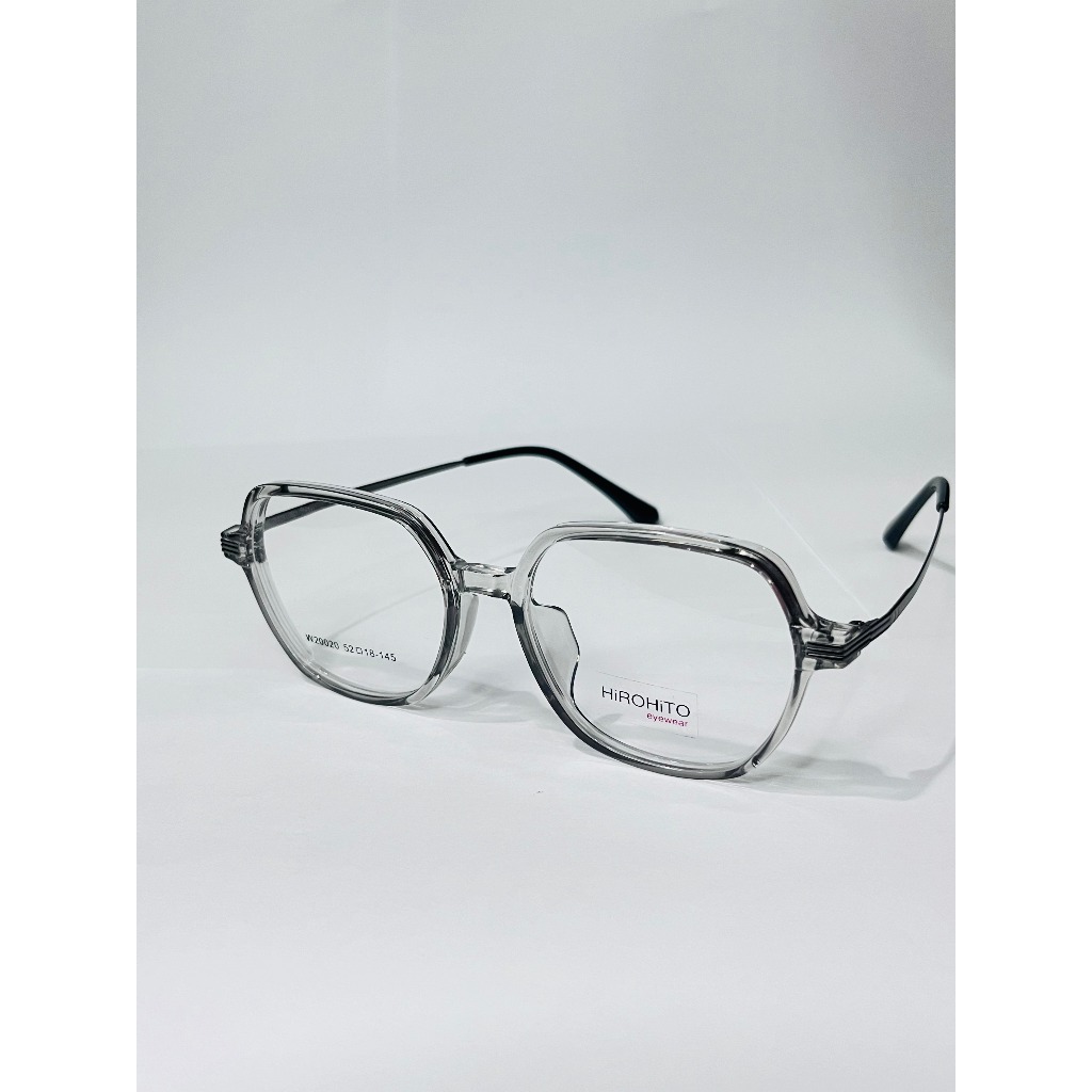 Kacamata Hirohito Eyewear W20020 Frame Square dengan Frame Plastik Titanium| Color Silver Gold Black