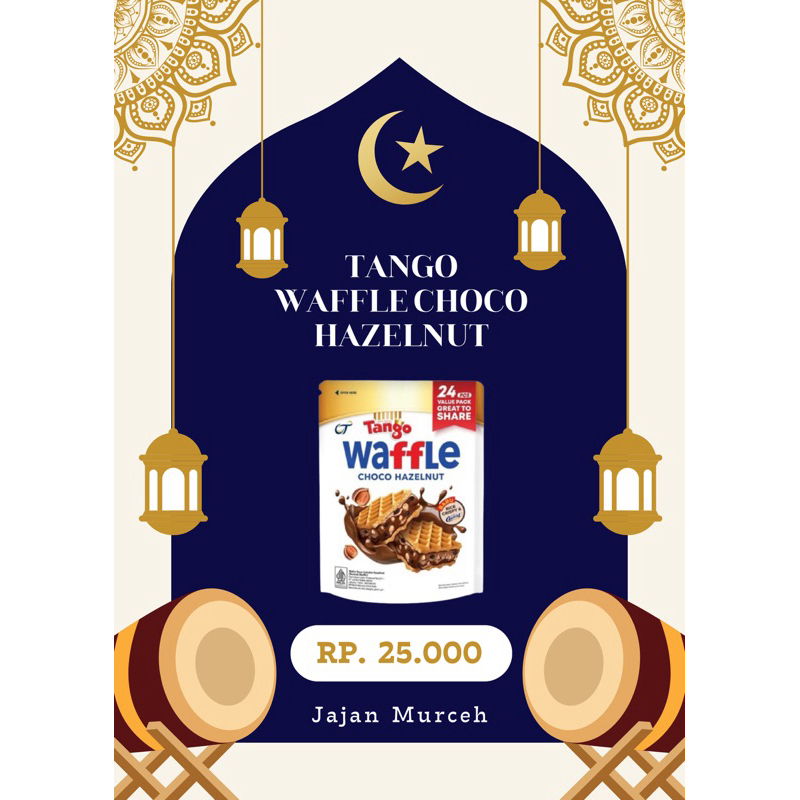 

Tango waffle Crunchy rasa choco hazelnut isi 24pcs