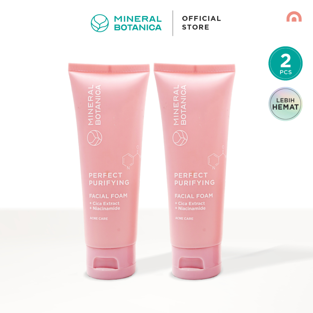 Mineral Botanica Perfect Purifying Facial Foam x 2pcs (Twin Pack) (untuk kulit berjerawat)