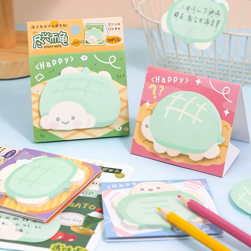 

sticky notes kura kura 30lembar dekorasi journal readystock B2329