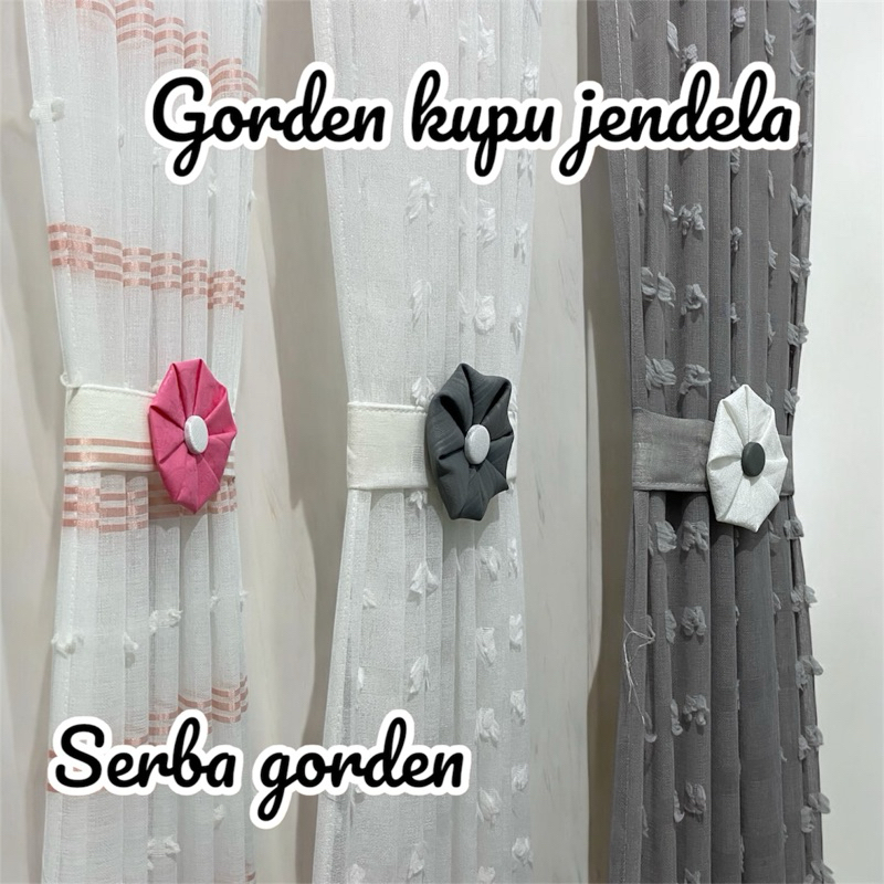 Gorden Kupu kupu/Gorden Jendela kupu kupu/Gorden Jendela Minimalis Tirai Minimalis
