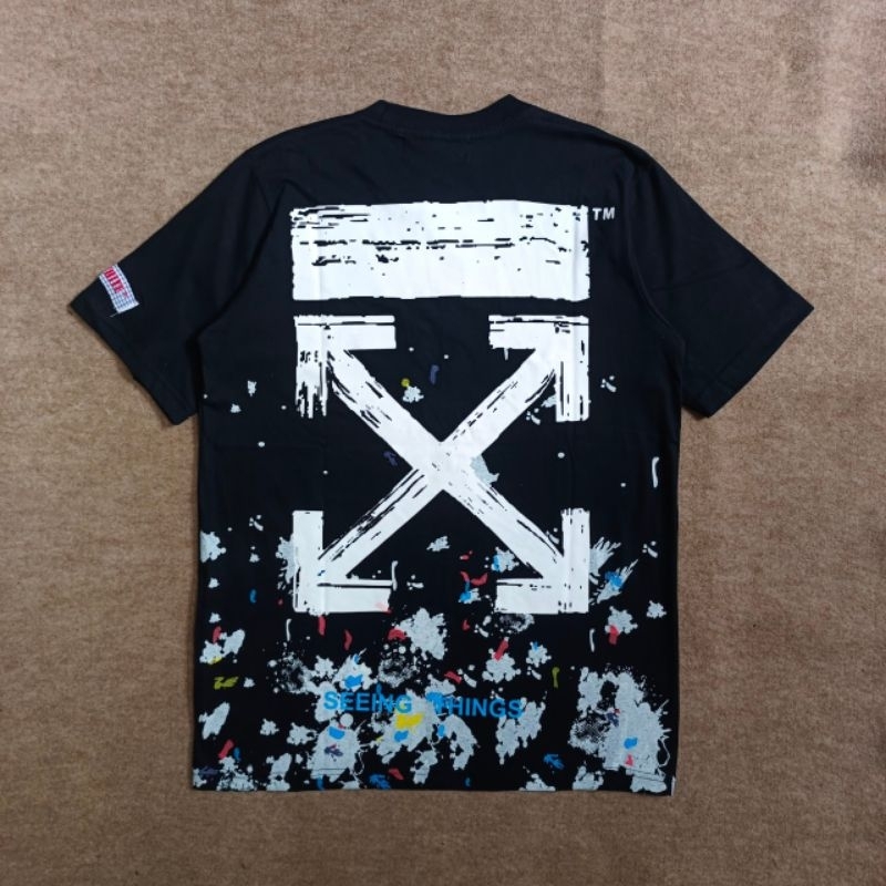 T-Shirt By OFF WHITE Black Galaxy
