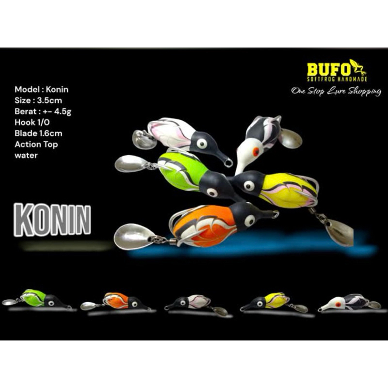 SOFT FROG BUFO KONIN 3,5CM-4,5GRAM