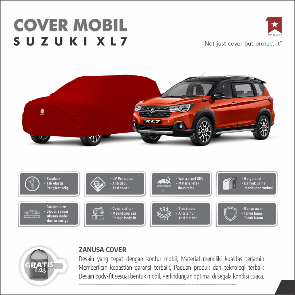BODY COVER  MOBIL SUZUKI XL7, SARUNG MOBIL SUZUKI XL7, SELIMUT MOBIL SUZUKI XL7