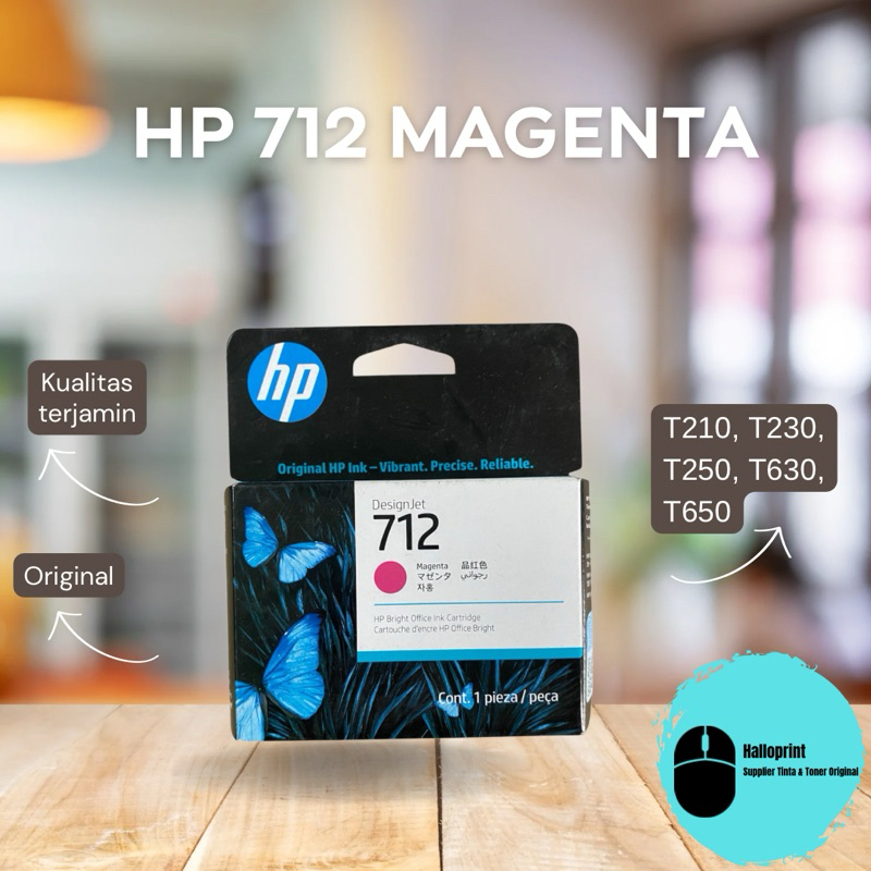 Tinta HP 712 For HP designjet T210 , T230 , T250 , T630 , T650