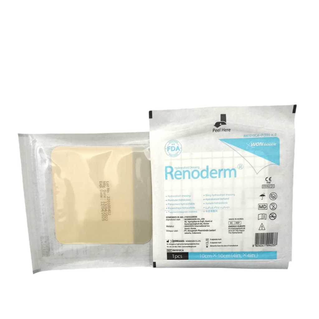 Renoderm 10cm X 10cm Hyrocolloid pad Dressing hydrocolloid