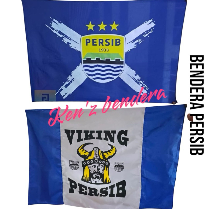 BENDERA PERSIB & BENDERA VIKING