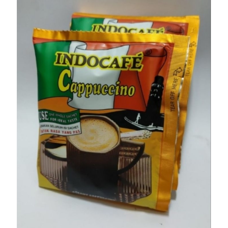 

Indocafe 1 renceng 10 saset indocafe capuccino indocafe cafemix mantap