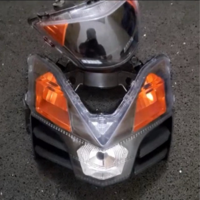 REFLEKTOR REFEKTOR LAMPU DEPAN MIO GT CUSTOM PLUS LAMPU SEN SET MIO GT CUSTOM