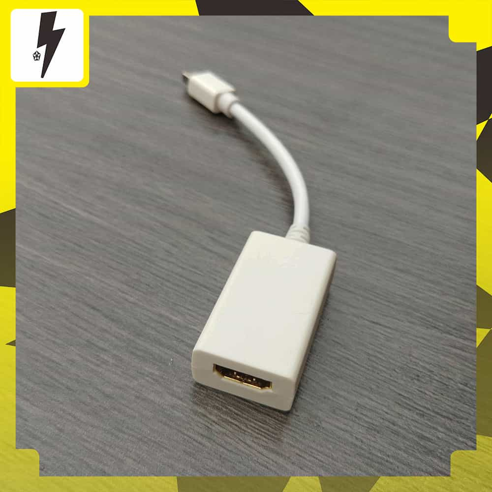 Kabel Mini Displayport to HDMI Adapter Converter Macbook Adaptor Konveter Kecil Thunderbolt  DP