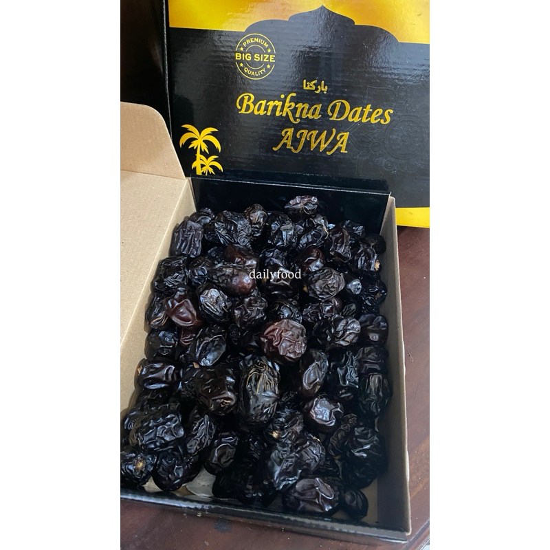 

Kemasan Box - Kurma Ajwa Premium Barikna 1kg 500gr 250gr