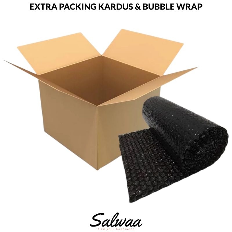 

Salwaa Tambahan Extra Packing Pengiriman Bubble Wrap Dan Kardus